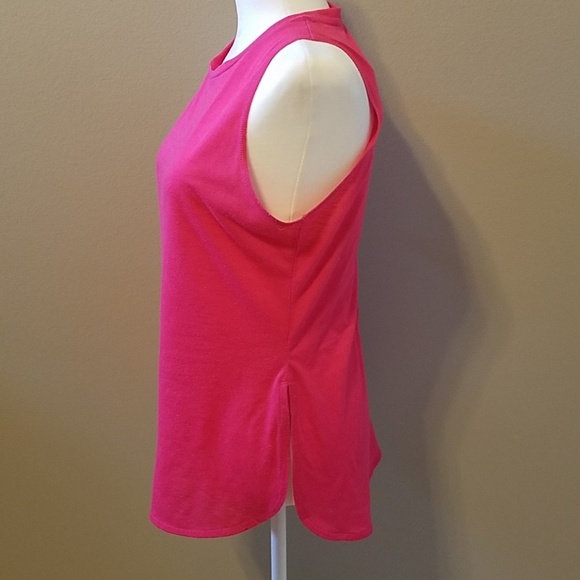 Hot Pink Workout Tank - Picture 2 of 3
